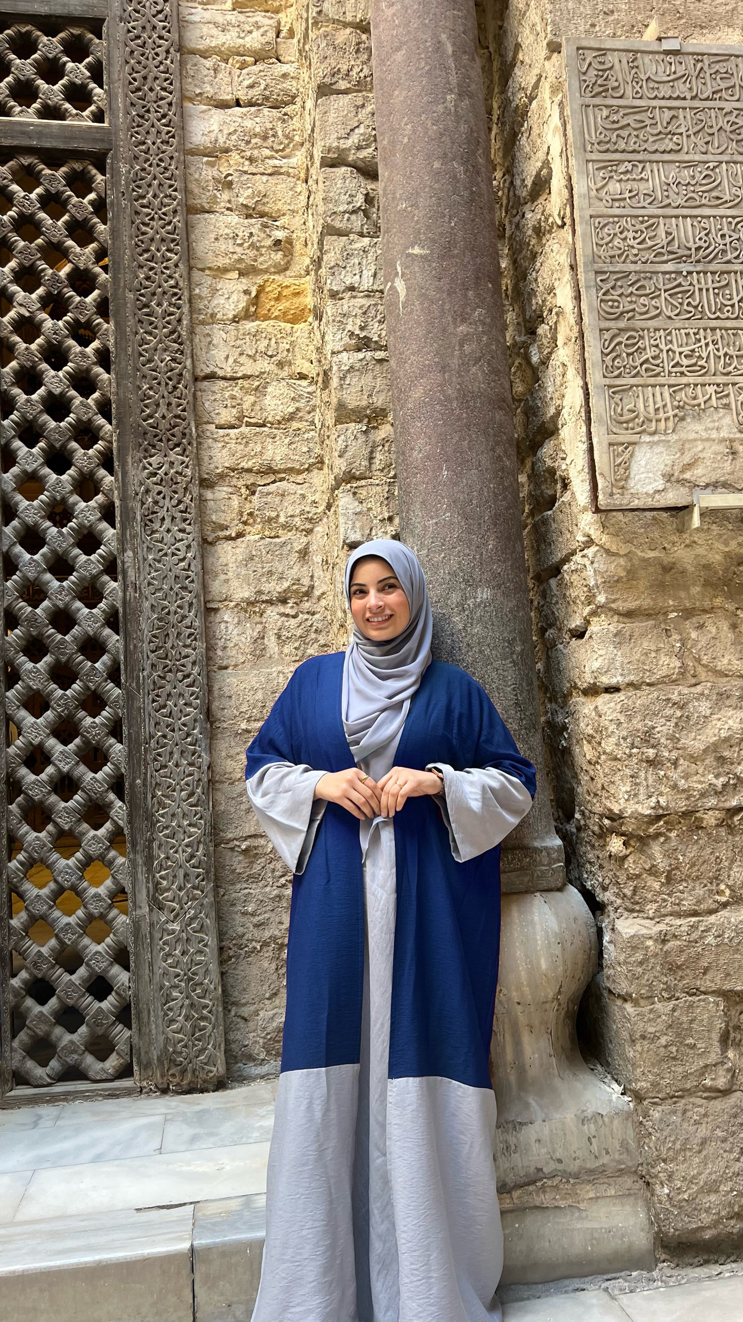 عبايه لونين